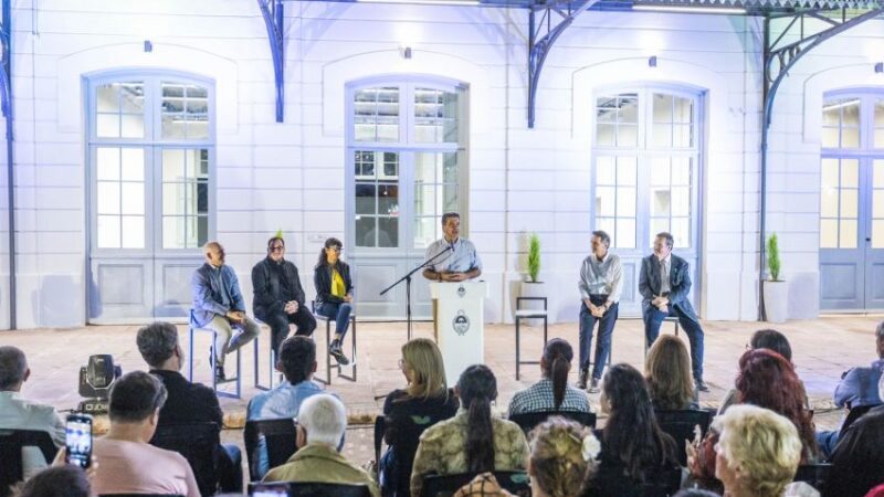 CAPITANICH, BAUER Y KATOPODIS PRESENTARON LA PRIMERA ETAPA DE LA PUESTA EN VALOR DEL MONUMENTO HISTÓRICO NACIONAL «LA ESTACIÓN»