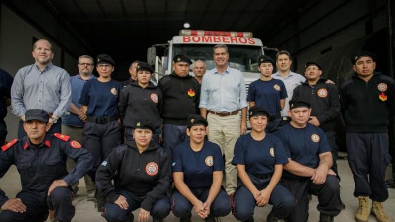 CAPITANICH INAUGURÓ EL NUEVO EDIFICIO DE BOMBEROS VOLUNTARIOS DE MACHAGAI CON UNA INVERSIÓN DE CASI $17 MILLONES