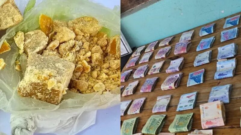 Nueva droga en Resistencia: incautan pedra, cocaína y más de 200 mil pesos, hay un detenido