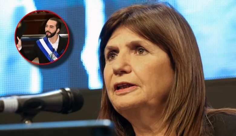 Bullrich y la seguridad en Argentina: «Nos interesa adaptar el modelo de Bukele»