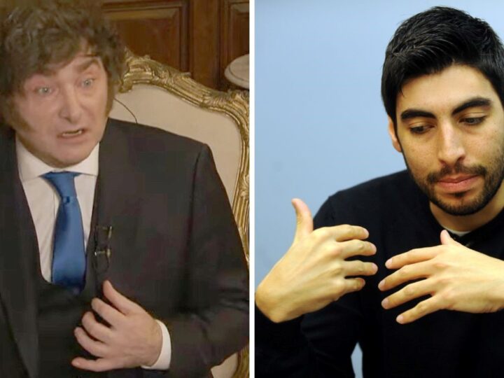 Javier Milei se burló de Facundo Moyano tras el escándalo con su novia Candela Arizaga